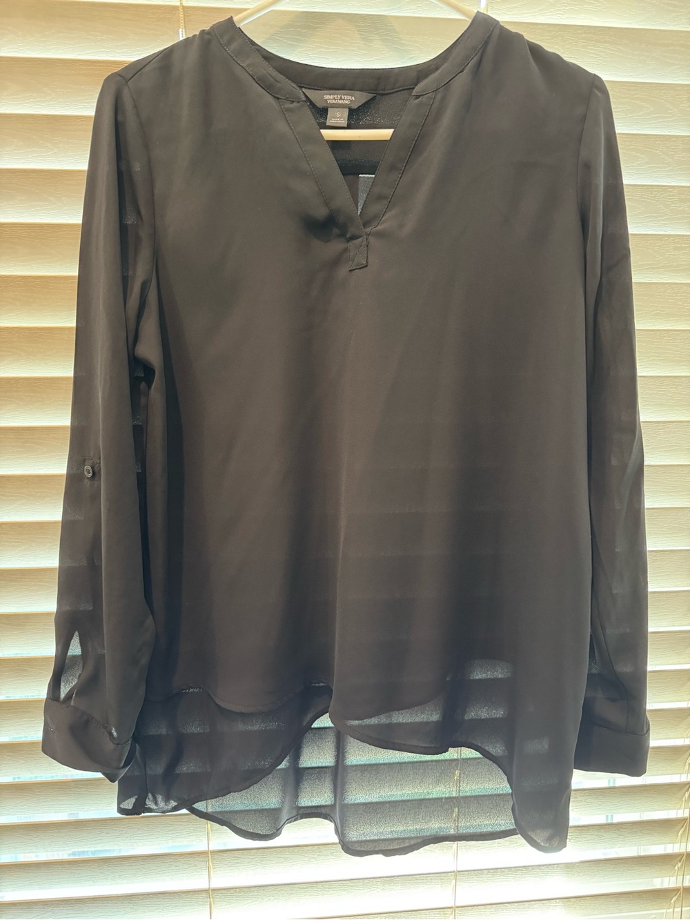 Women’s Simply Vera top/shirt – Black – Size Small